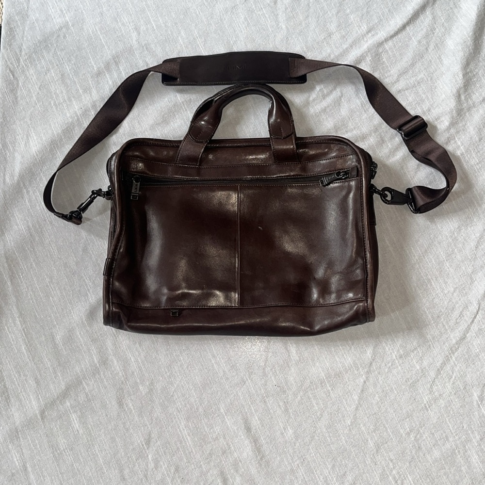 Tumi 96101BH ALPHA slim Deluxe Leather portfolio - Picture 7 of 11